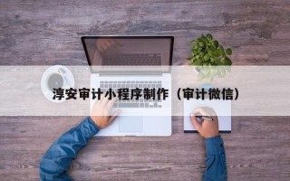 丽水淳安审计小程序制作（审计微信）